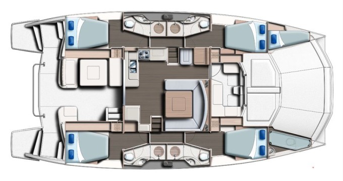 Leopard 51 PC - Specs, layout & video | SamBoat