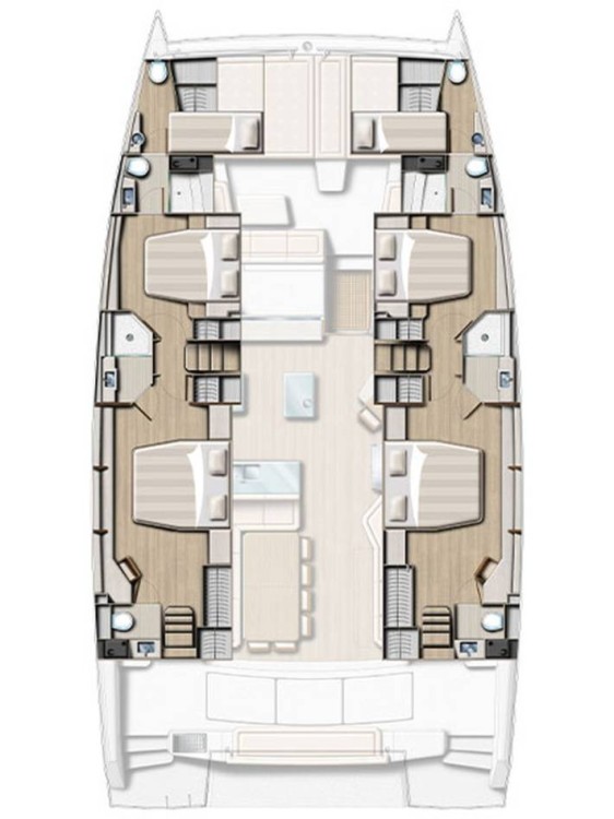 Bali 5.4 - Specs, layout & video | SamBoat