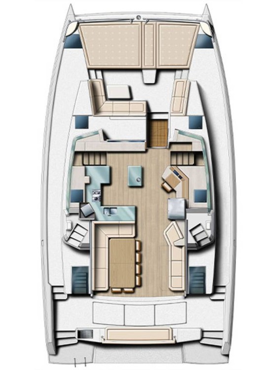 Bali 5.4 - Specs, layout & video | SamBoat